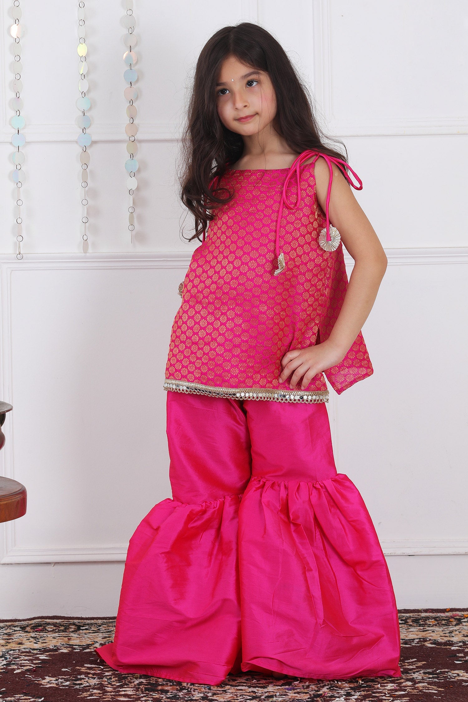 Nargis Brocade sharara set