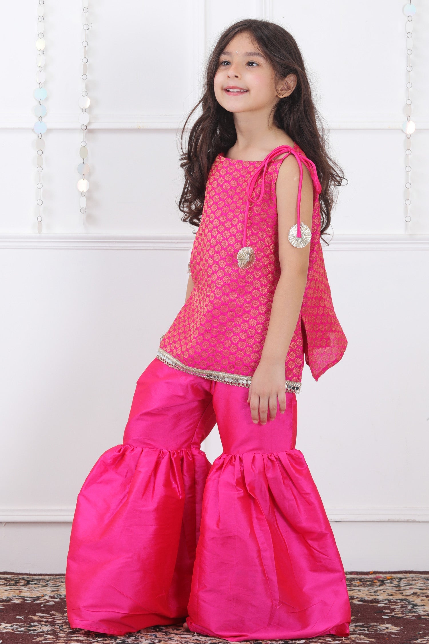 Nargis Brocade sharara set