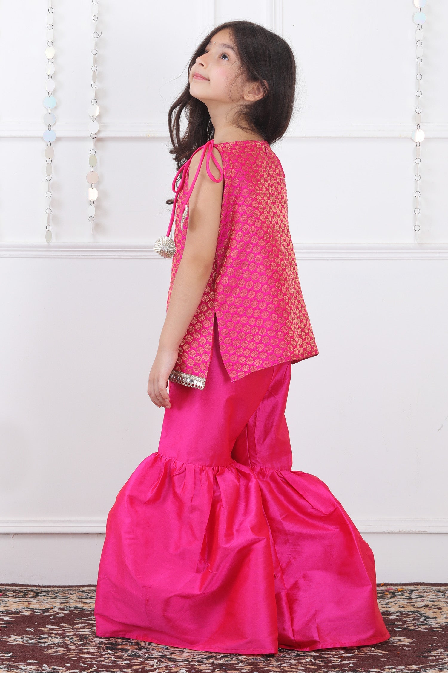 Nargis Brocade sharara set