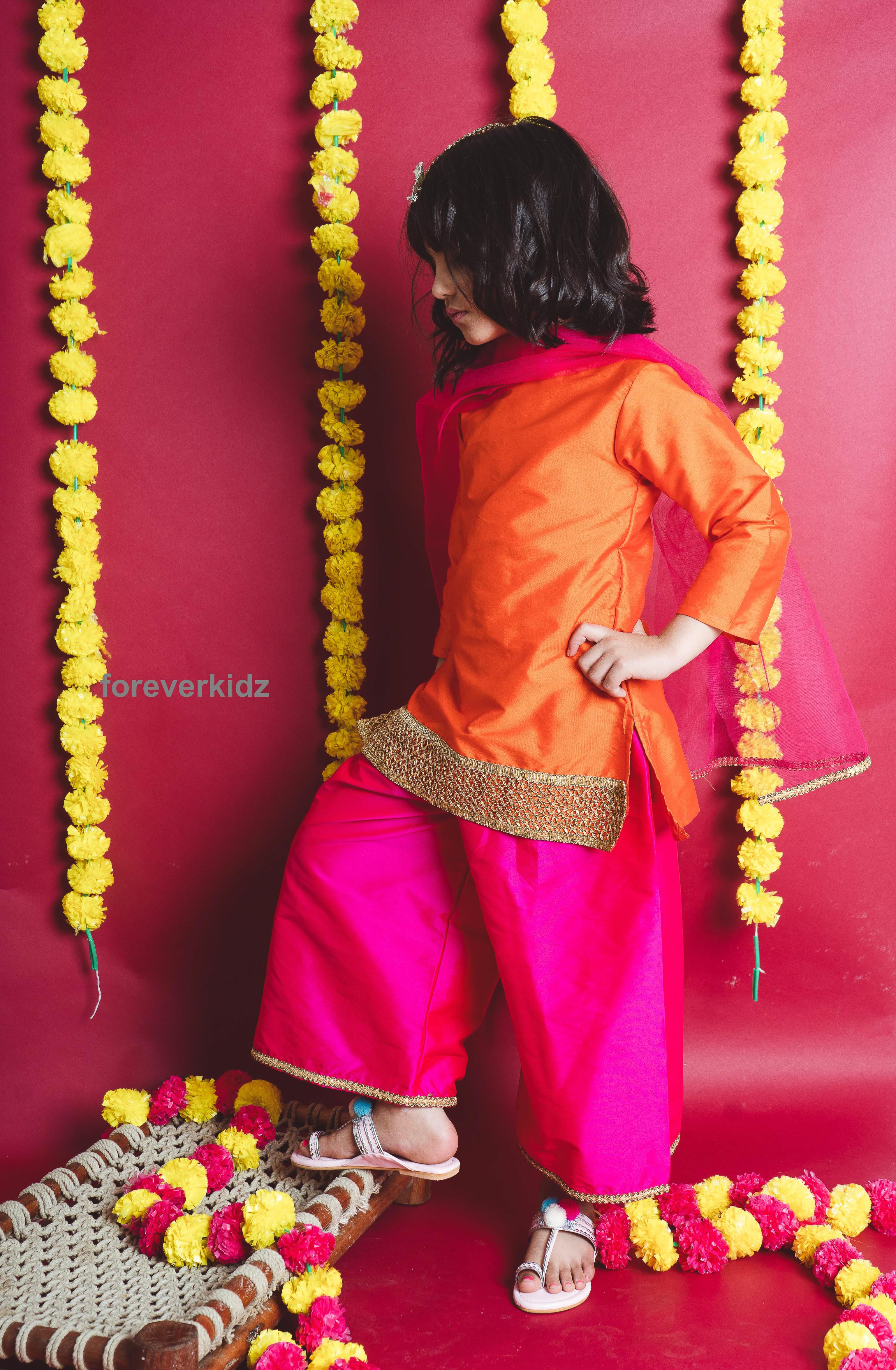 Rose Kesariya Suit Set