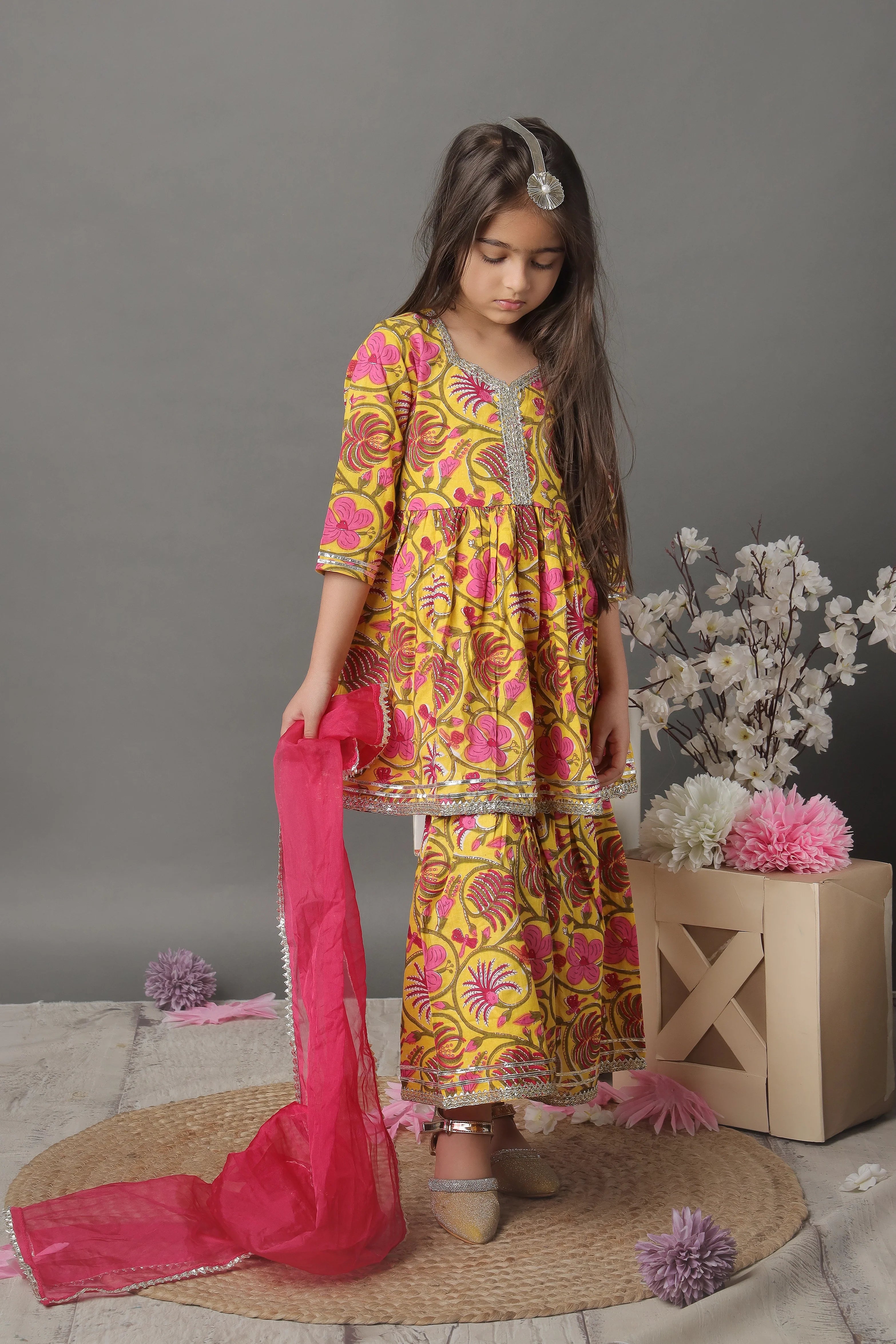 Saffron Weave Sharara