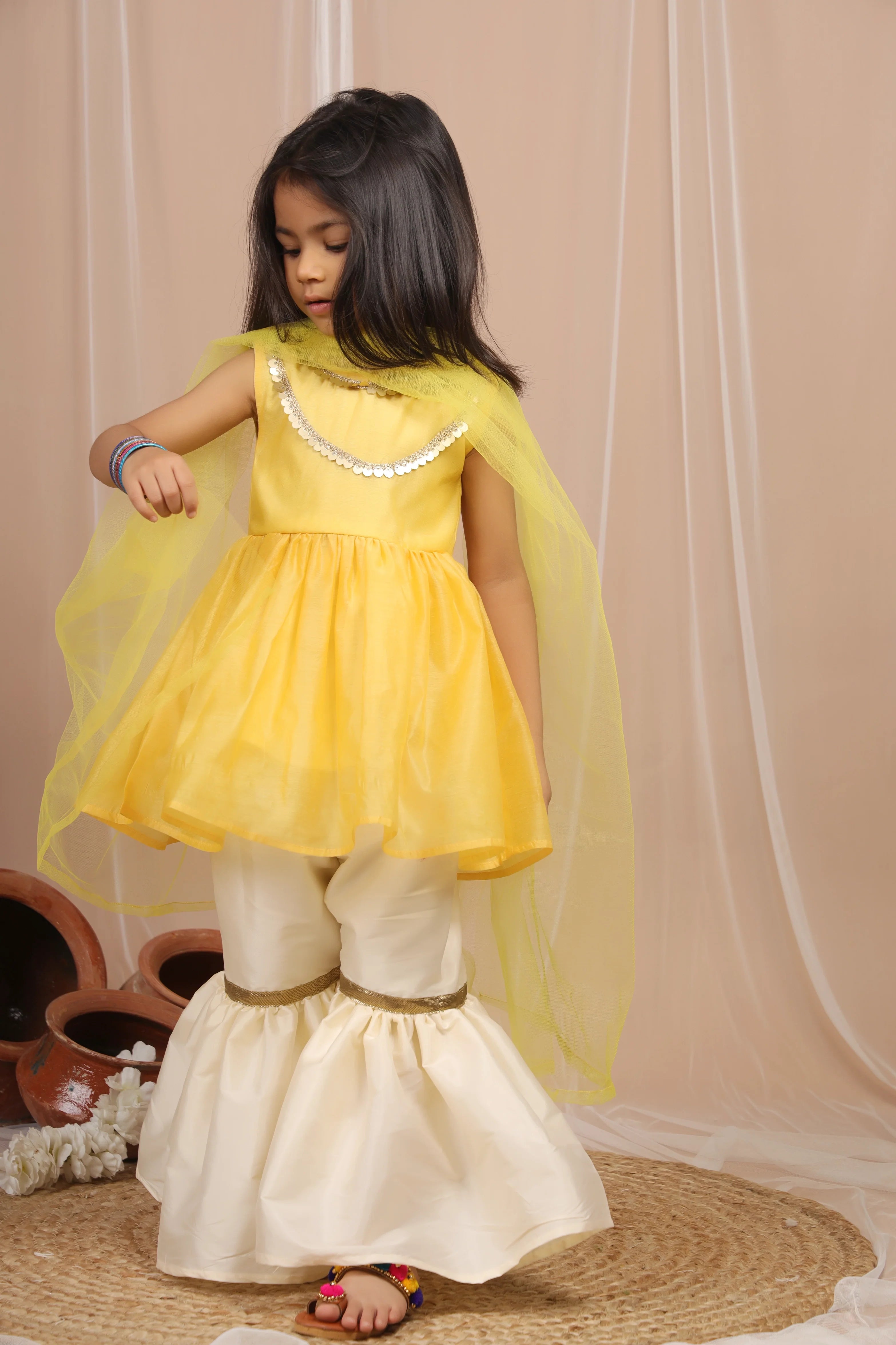 Sunshine Sparkle Sharara