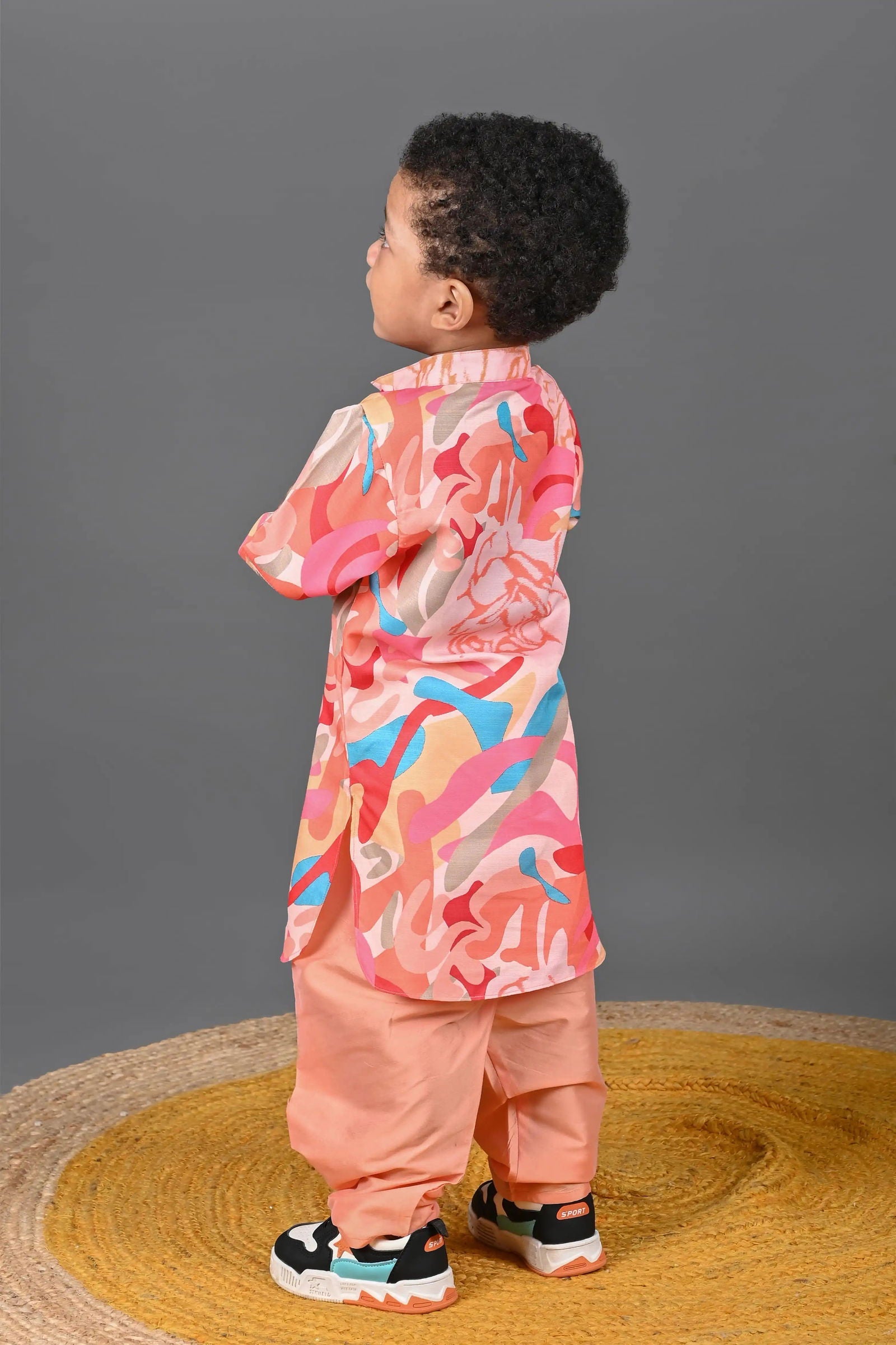 Dapper Drape Kurta Set