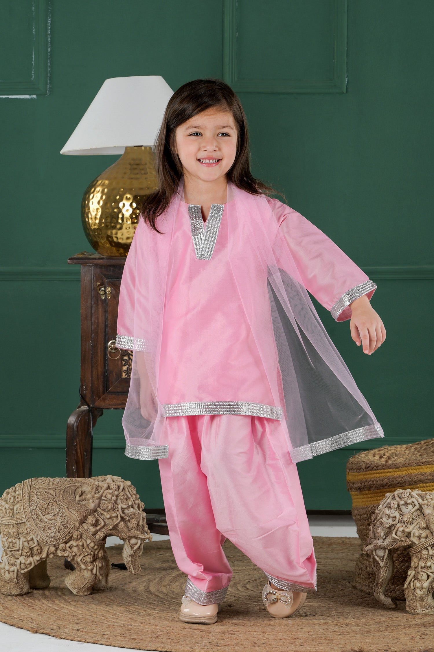 Gulaab Gota Suit Set