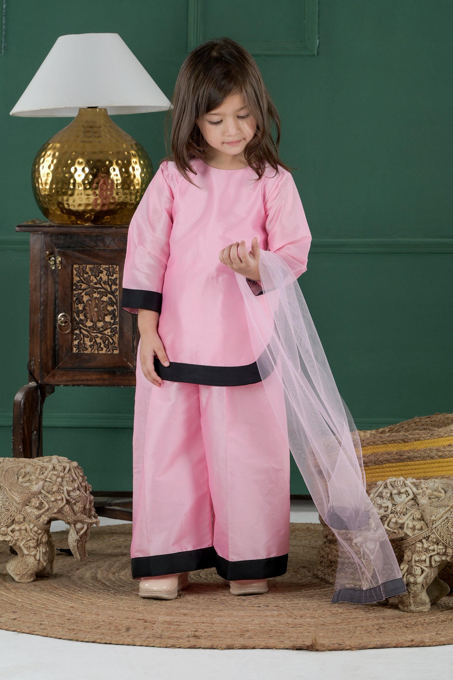 Gulaabi Sitara Sharara Set