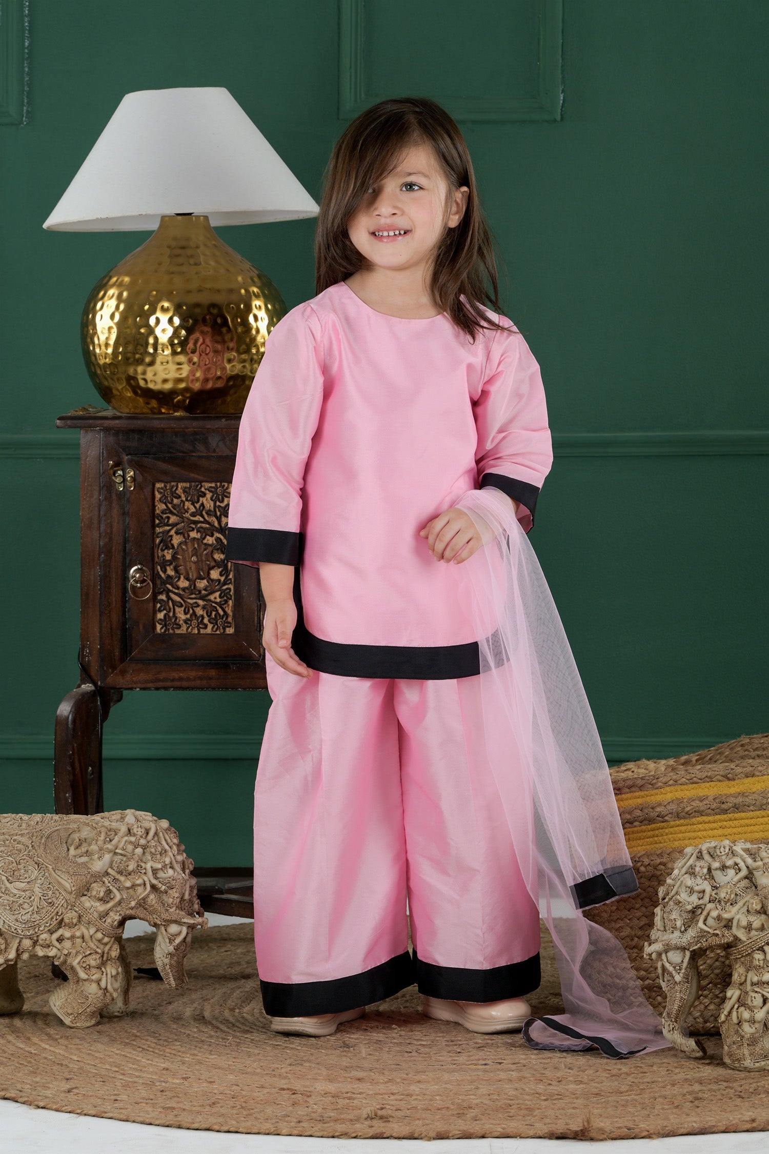 Gulaabi Sitara Sharara Set