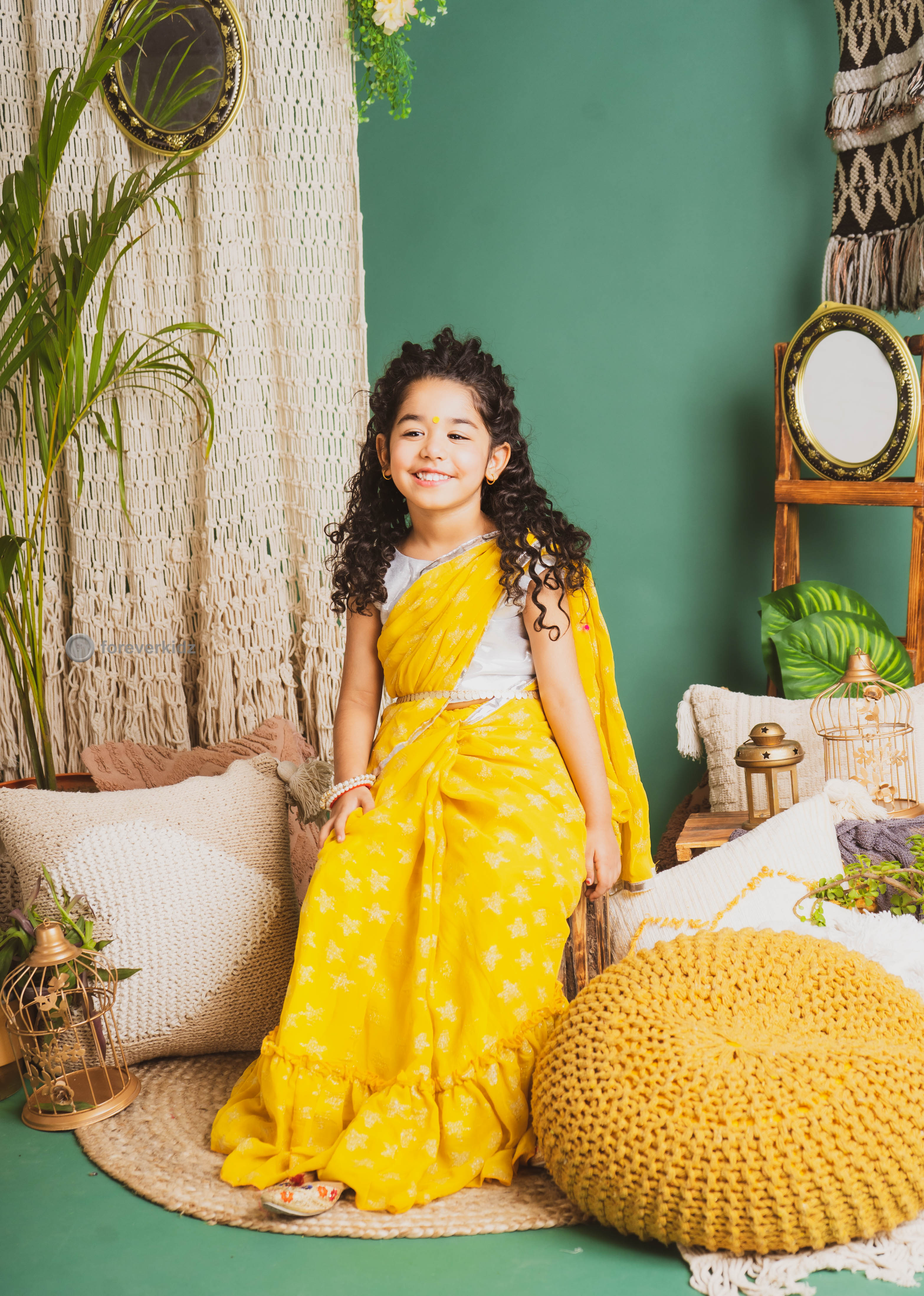 Scent Of Boho Frilly Saree