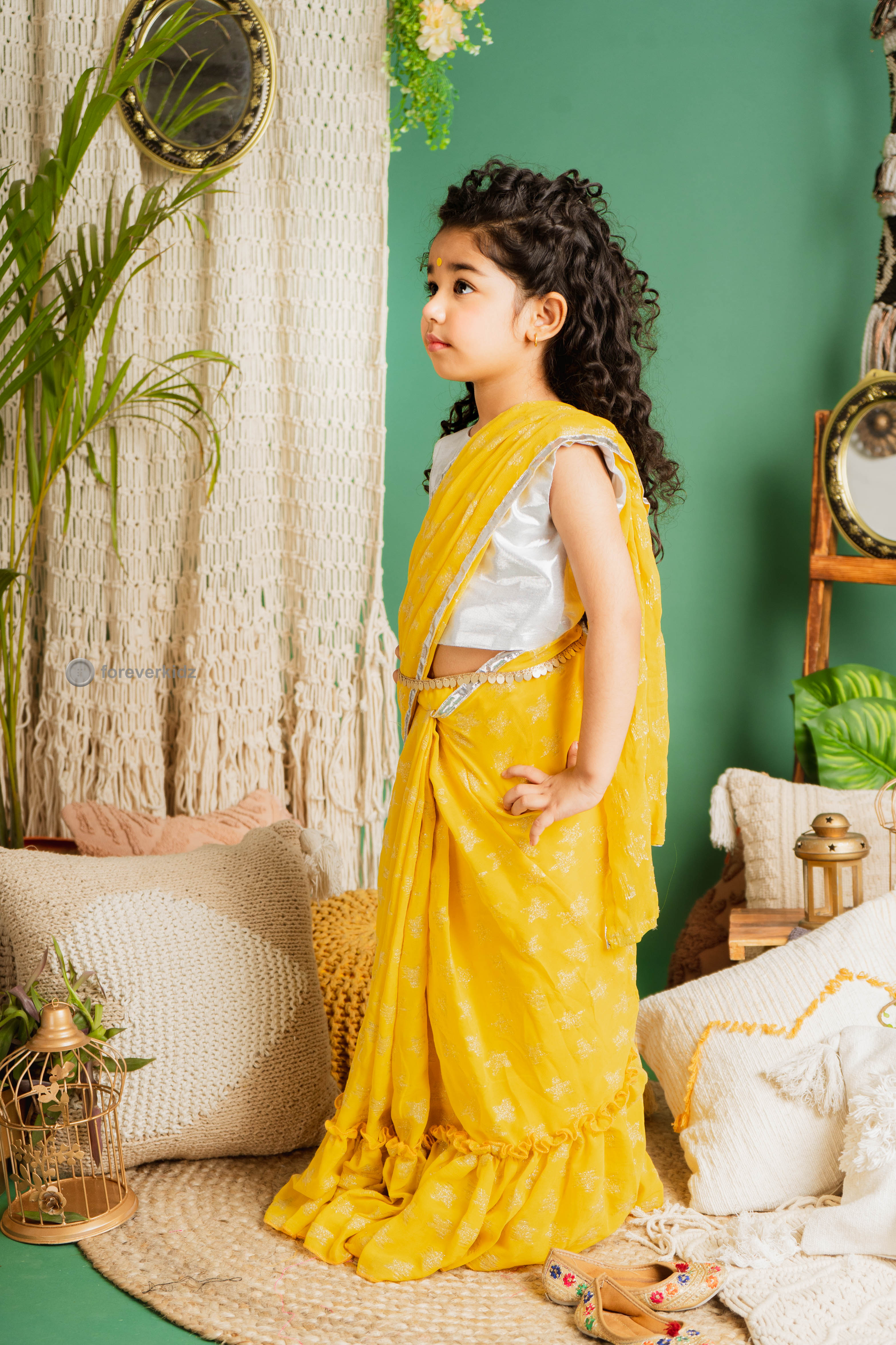 Scent Of Boho Frilly Saree
