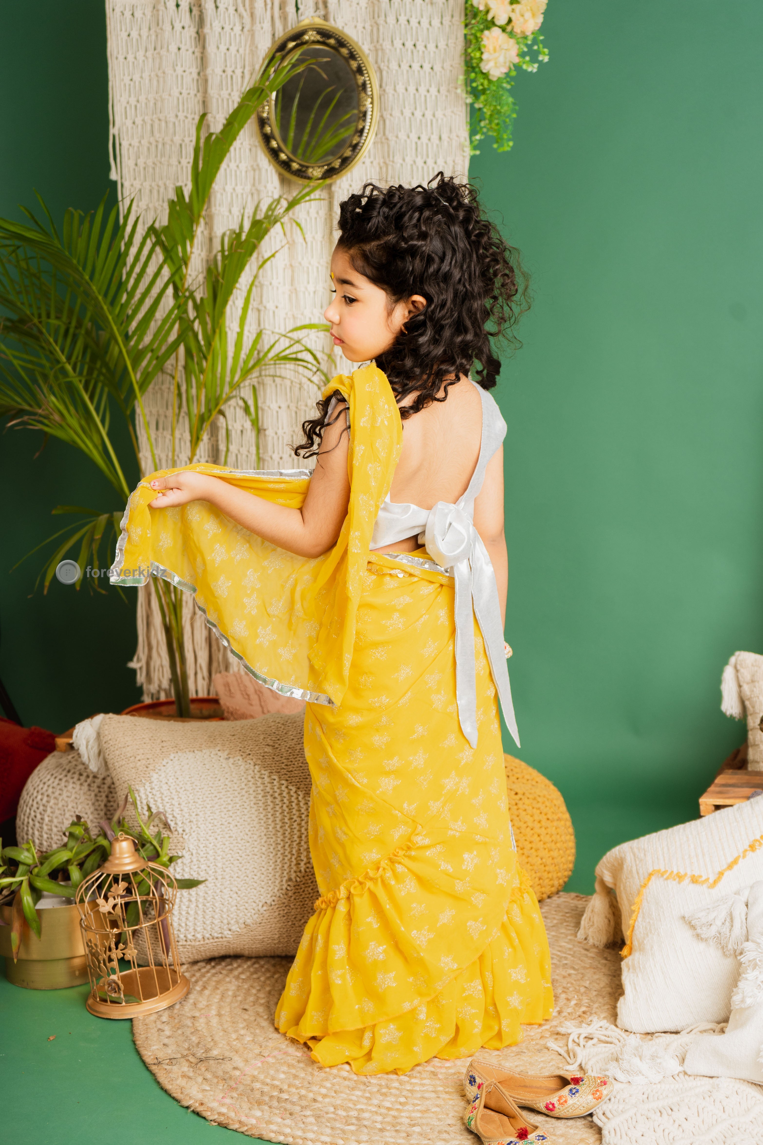 Scent Of Boho Frilly Saree