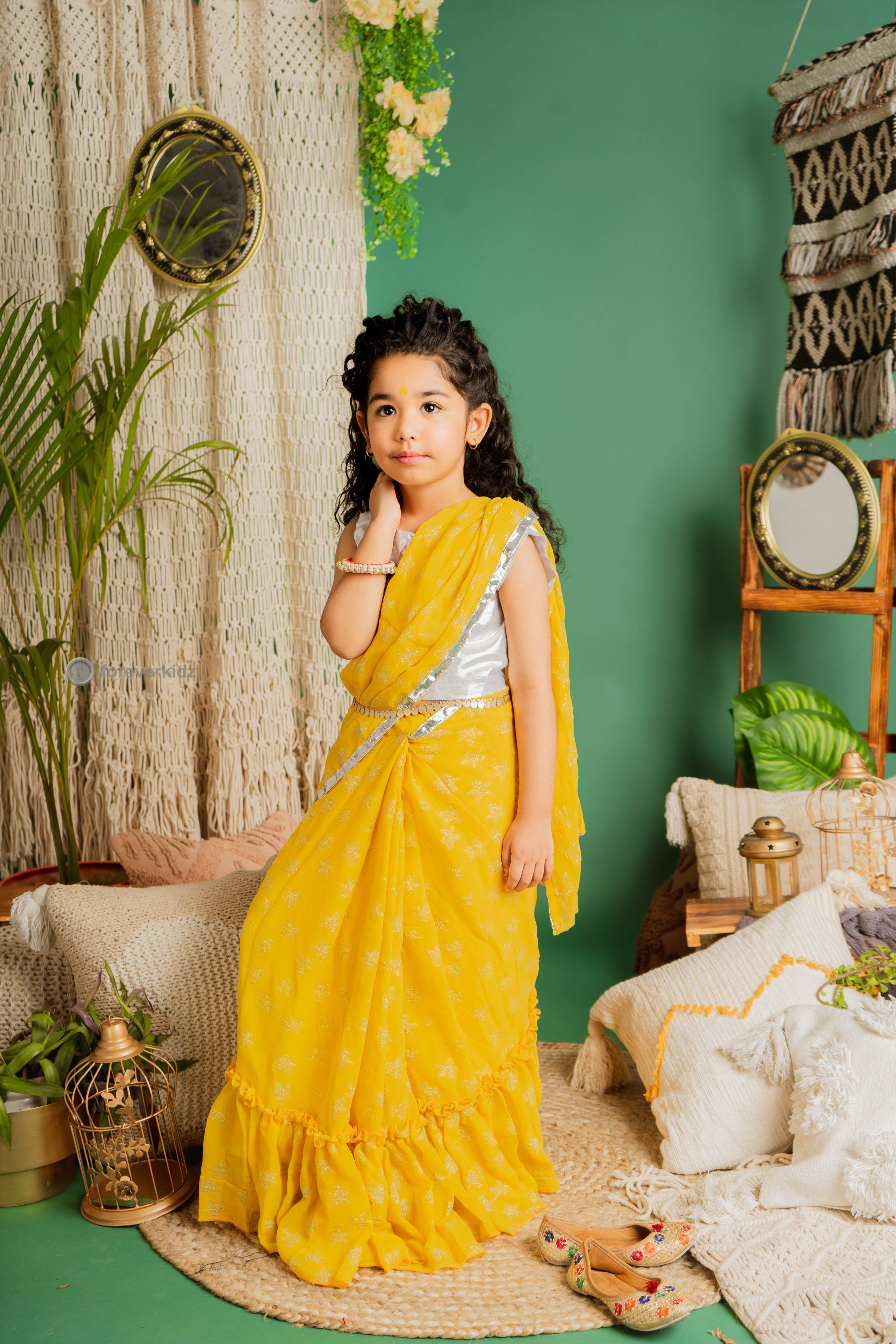 Scent Of Boho Frilly Saree